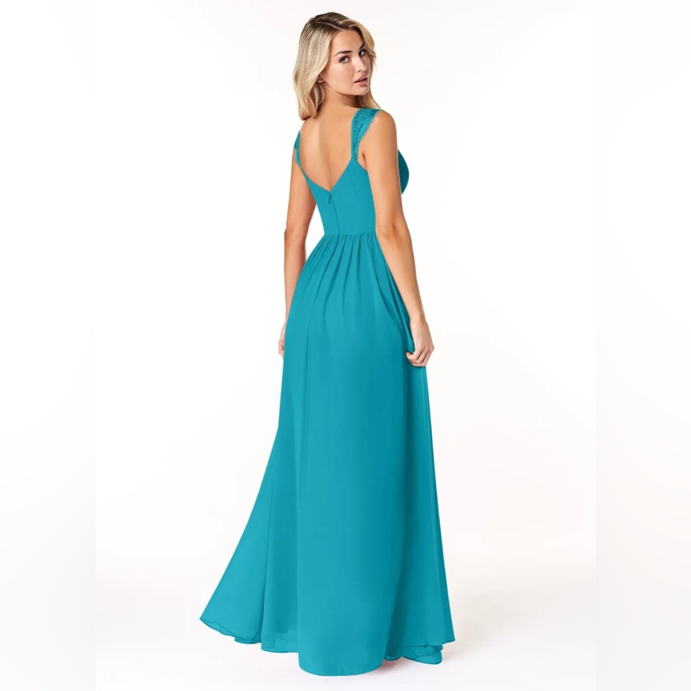 NWT Azazie “Cleobella” Bridesmaid Dress in JADE - Picture 12 of 12